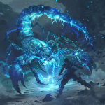 thewriter44_massive_bioluminescent_scorpion_fighting_a_man_scor_399365ce-6a20-4efb-a0a0-05b94d...png